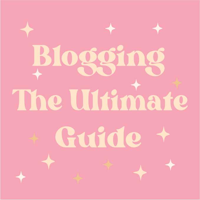 A graphic that says Blogging, The Ultimate Guide