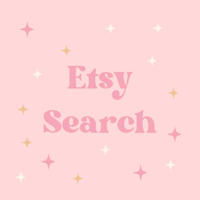 Etsy search