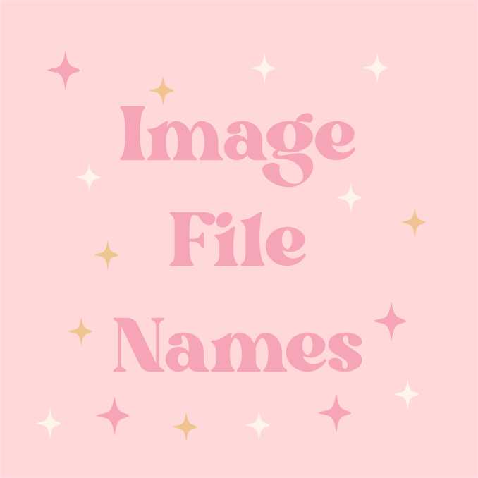 Image File Names For SEO